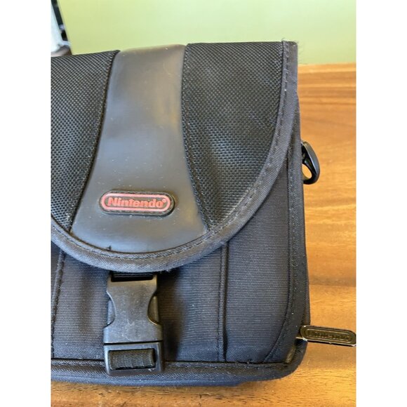 Nintendo 3DS Case Tote Black Cross Body Carrying Organizer Storage - NO STRAP - Picture 5 of 14